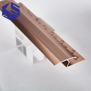 KSL di Alluminio Laminato Z Barra di Metallo Piano Soglia di Transizione Della Copertura Tappeto Trim Strisce Profilo - Product Image 2