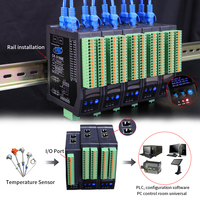Carte d'acquisition de données Ethernet RS485 à 16 canaux pour thermocouples de type K CK-3168E, contrôleur intelligent de bus réseau Modbus TCP RTU