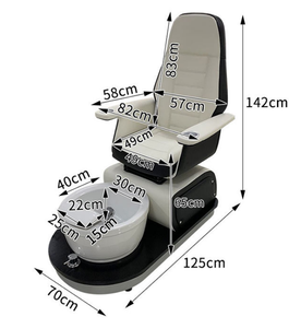 Sillón de Pedicura para Salones Profesionales y Spas, Silla de Pedicura con Masaje - Product Image 5