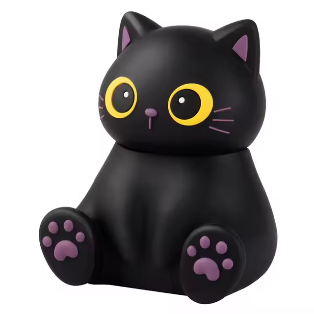 Christmas Gift Animal Black Cat Wireless Speaker Pig Cow Music BT 5.2 Outdoor Home Children Teenager Wireless Speaker