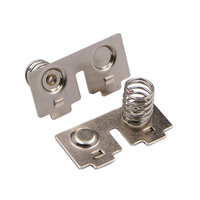 Ressort de contact de pile, bouton solide, compatible avec les piles AAA et AAAA, emplacement de puce PC, équivalent standard industriel 1:1, JIATEL
