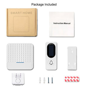 2022 स रोह प्रमाणित वाटरप्रूफ वायरलेस संगीत द्वार रिंग स्मार्ट होम 52 मेलोडी डंग पावर स्रोत प्लग और बैटरी - Product Image 3