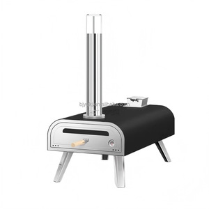 Horno de Pizza Portátil Moderno Yuqi de Acero Inoxidable para Exteriores, con Combustible de Pellets de Madera, para Asar Carne con Carbón, Potencia Ajustable, Fácil de Usar - Product Image 5