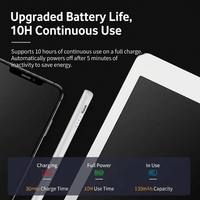 Lápiz Digital Activo para iPad de Aluminio con 4 LED y Indicador de Nivel de Batería, Color Blanco, para Estudio Académico, Precio de Fábrica ODM Personalizado