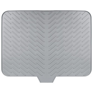 Tapete de Silicona Rectangular Grande Aislante para Secado, Escurridor Inclinado para Platos, Bandeja de Drenaje de Agua, Minimalista, Moderno, Sencillo, para Picnic o Bar - Product Image 5