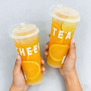 Prix d'usine, logo personnalisé, gobelet en plastique scellable de 95 mm, gobelets en plastique en forme de U, gobelets en plastique pour boba, thé à bulles, jus de fruits - Product Image 6