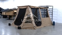 Toldo Trapezoidal 420D con Alivio Asimétrico de Carga de Viento, Cremallera SBS, Ventilación Estática, Refuerzo en Esquinas, OEM
