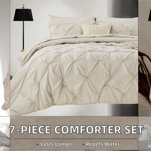 <span class=keywords><strong>Set</strong></span> Sprei 7 Potong Motif Hewan Semua Musim Bahan Polyester, Selimut Pintuck Tahan Air, Jumlah Benang 400TC, Termasuk Tas Tempat Penyimpanan - Product Image 2