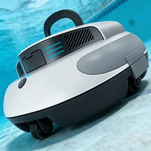 Robot <span class=keywords><strong>Limpiafondos</strong></span> Robótico <span class=keywords><strong>Integrado</strong></span> Personalizable, Robot de Limpieza de Piscinas para Piscinas Domésticas, Limpieza Automática Todo en Uno - Product Image 3