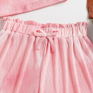 <span class=keywords><strong>ชุด</strong></span>กีฬา<span class=keywords><strong>เด็ก</strong></span>ผู้หญิงขนาดใหญ่เสื้อครอป<span class=keywords><strong>มัด</strong></span><span class=keywords><strong>ย้อม</strong></span>แขนกุดทันสมัยสำหรับฤดูร้อน2025 - Product Image 3