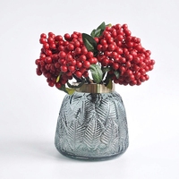 Hoogwaardige, milieuvriendelijke, realistische kunstmatige bessenbosjes van PVC-foam, nep fruitkransen voor bruiloften, huisdecoratie en fotografie