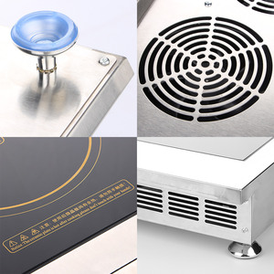 Table de cuisson à <span class=keywords><strong>induction</strong></span> multifonctionnelle commerciale et domestique 3500W 220V haute puissance avec certificat CE - Product Image 5