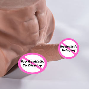 Оптовая продажа, Реалистичная Большая искусственная задница с фаллоимитатором, 5,88 кг - Product Image 4