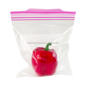 AIUDO <b>Plastic</b> Factory China Waterproof Transparent White LDPE Double Zipper Sample Ziplock Bags for <b>Beads</b> Jewelry Food Packaging - Product Image 1