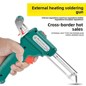 <span class=keywords><strong>Pistola</strong></span> <span class=keywords><strong>de</strong></span> <span class=keywords><strong>Soldar</strong></span> Eléctrica <span class=keywords><strong>de</strong></span> Mano <span class=keywords><strong>de</strong></span> 60W <span class=keywords><strong>con</strong></span> Calentamiento Interno, Función <span class=keywords><strong>de</strong></span> Envío Automático <span class=keywords><strong>de</strong></span> <span class=keywords><strong>Estaño</strong></span> Seguro para Soldadura y Reparación - Product Image 2