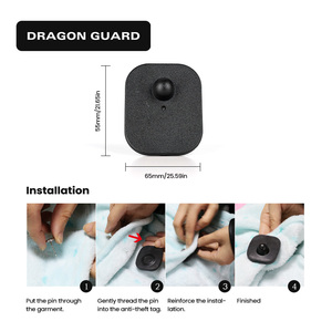 New Arrival vuông an ninh tag ABS RFID/NFC Chống trộm & hàng tồn kho hệ thống cho may mặc bán lẻ cho siêu thị & cửa hàng sử dụng - Product Image 6