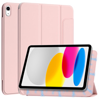 iPad 10. ve 11. Nesil için Evrensel Çift Taraflı Manyetik Tablet Kılıfı, Kalem Yuvası, Düşmeye Karşı Dayanıklı İnce PU Tablet Kılıfı