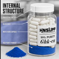Capsules de peptides de cuivre personnalisées ODM, marque privée, 60 unités, complément alimentaire végétalien pour le soutien quotidien du bien-être antioxydant