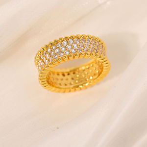 Персонифицированный Prix De Gros Ice Out 5a Циркон Cubique 18K Бляшка или Bague Bijoux <span class=keywords><strong>Intemporels</strong></span> Femmes Anillos De Promesa - Product Image 4