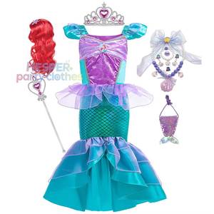 HP High Quality Children's Halloween Mermaid Princess Girl <b>Dress</b> Costume <b>for</b> Girls - Product Image 1