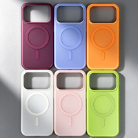 JOYPORODO B567 Coque Givrée Effet Gelée pour iPhone 17 18 Pro 17 18 Pro Max, Compatible Charge Magnétique, Anti-Traces de Doigts 2.9mm, Petites Commandes