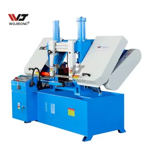 Kolom Ganda Hidrolik Bandsaw untuk Logam Populer Mesin Bandsaw Harga GH4235 Cutting Band Saw