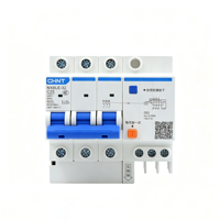 Disjoncteur différentiel CHNT RCBO CHINT NXBLE-32 1P+N C6A 30mA 2P 3P 4P 10A 16A 20A 25A 32A 6kA à prix abordable pour la protection contre les courants résiduels