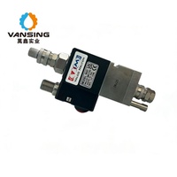 Válvula Solenoide de Control de Pegamento VALCO MELTON MODEL900 para Línea de Cartón Corrugado, 12V/24V DC, Anulación Manual, 8kg, 1 Año de Garantía