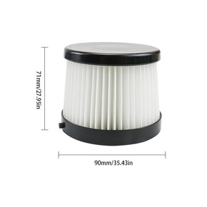 Cartucho de filtro para aspiradora Dewalt, 90mm x 71mm, Hepa de alta eficiencia para DCV501HB DCV5011H - Product Image 1