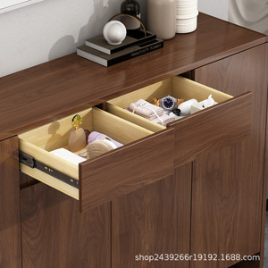 Mueble Zapatero para el Hogar, Color Madera Nogal, Estante de Almacenamiento para Entrada, Zapatero Versátil - Product Image 4