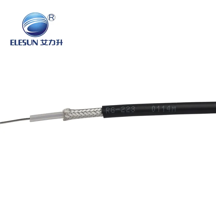 ELESUN Factory Kabel Koaksial, RG223 Double Sheilding 50Ohm