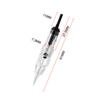 Aiguilles professionnelles de tatouage de cartouche jetable de 660D-D pour la machine permanente de tatouage de lèvres de sourcil de maquillage (stérilisée)