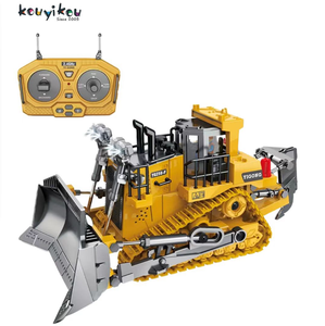 Kouyikou usine directe pelle ingénierie camion à benne basculante voitures RC bulldozer électrique voiture jouets avec télécommande vente directe - Product Image 5