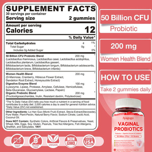 Factory OEM Probiotic <b>Gummies</b> 60 Count Cranberry Flavor Digestive Comfort Bloating Women Private Label GMP Certified Wholesale - Product Image 3