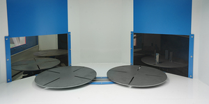 Máquina de arenado con mesas giratorias múltiples, cabina de arenado automática para piezas en lotes - Product Image 5