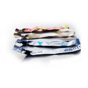 Bracelet de luxe, articles populaires, bracelet extensible en polyester sublimé, bracelet textile pour événements et concerts - Product Image 4