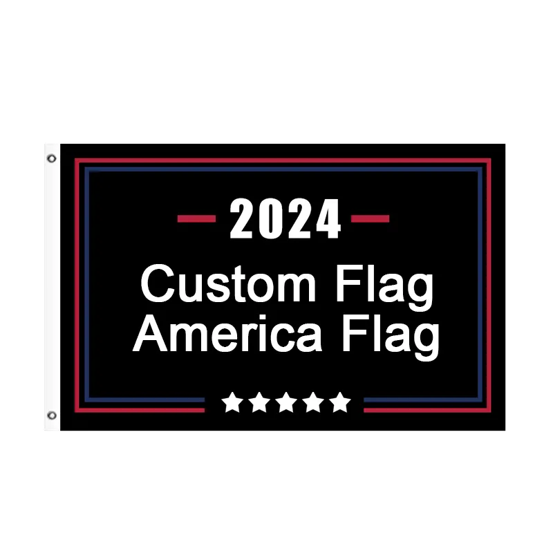 Individuelle Polyesterflaggen 3 × 5 Fuß USA Vereinigten Staaten von Amerika 2024 USA Wahlflaggen amerikanische Flagge