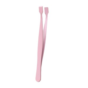 Shinno Eyelash Tweezers Flat Head Wide Mouth Precision Stainless Steel For Lower <b>Lashes</b> - Product Image 1