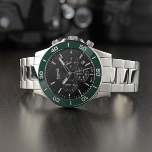Montres pour hommes neuves, originales et authentiques, chronographe analogique à quartz lumineux, de luxe, étanches, <span class=keywords><strong>bracelet</strong></span> en acier inoxydable, cadeau - Product Image 2