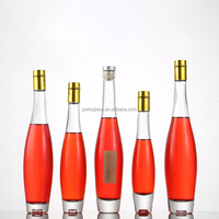 Vente en gros 175ml 275ml 375ml 500ml Verre Vin Vodka Gin Rhum Alcool Whisky Bouteille Thé Boisson Liqueur Bouteille