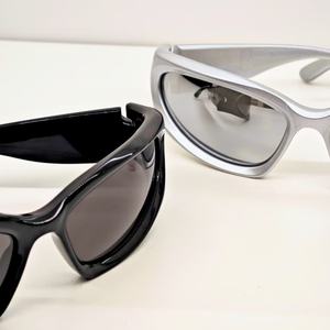 Gafas de sol deportivas unisex de diseño envolvente, estilo futurista, logotipo y empaque personalizables, directo de fábrica - Product Image 2