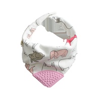 Usine logo personnalisé nouveau design 2021 toutes saisons dentition coton simple pack bébé triangle foulard salive serviette