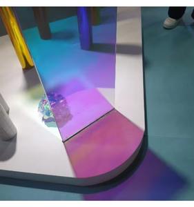 Dichroic Glass <b>Window</b> Tint <b>Film</b> Rainbow Effect Colorful Decorative PET Heat Insulation UV Protection Self-adhesive Commercial - Product Image 2