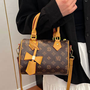 Venta al por mayor <span class=keywords><strong>bolsos</strong></span> de diseñador de lujo de las mujeres Casual Boston portátil almohada bolsa cremallera geométrico versátil temperamento personalizado - Product Image 4