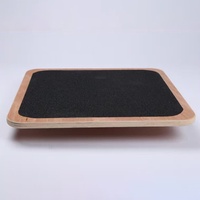 Planche d'équilibre carrée en bois pour le fitness, le yoga, la rééducation des troubles de l'intégration sensorielle, appareil portable de relaxation musculaire