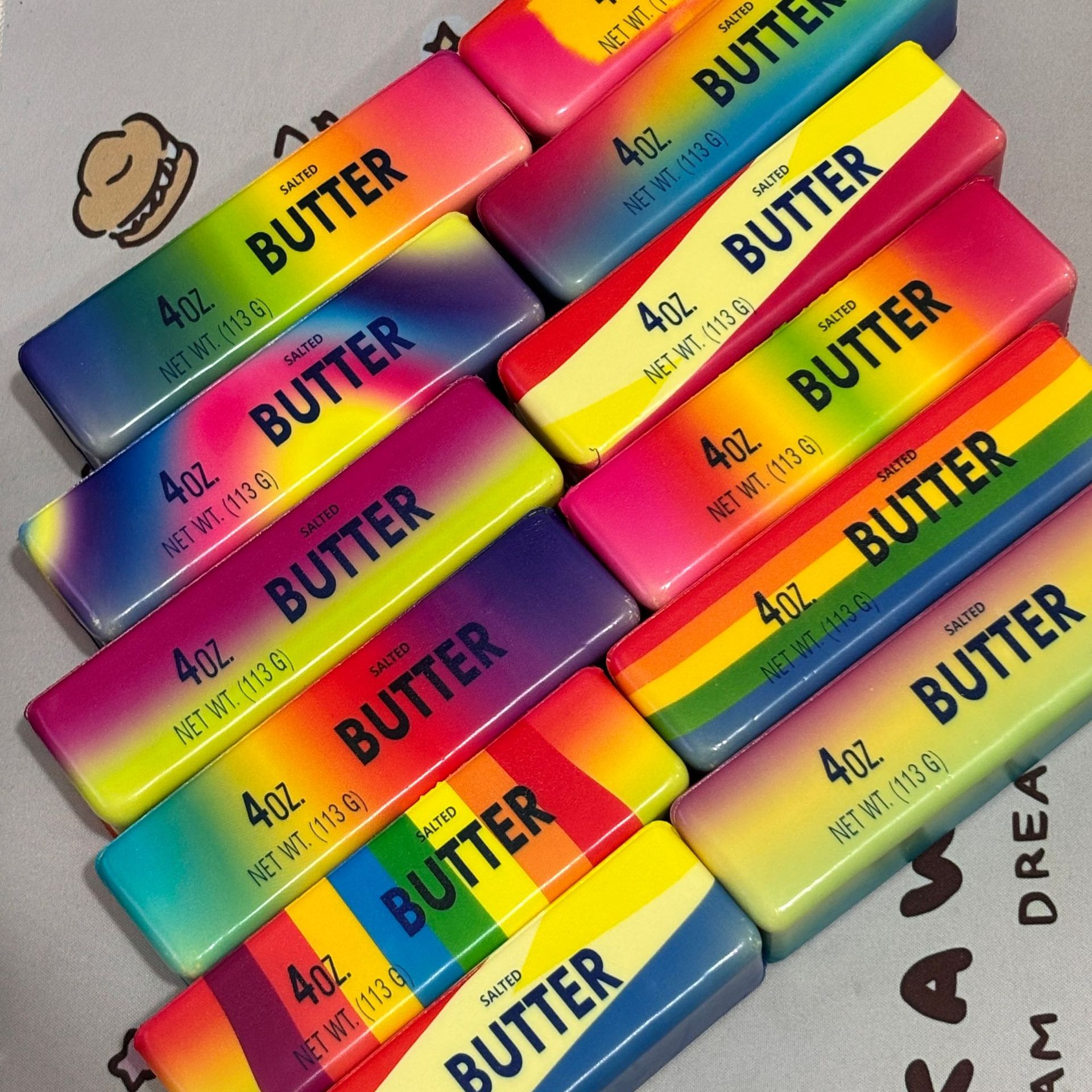 Colorful sticks