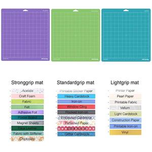 <span class=keywords><strong>Tapis</strong></span> PVC LISI 12x12 Pouces Durable Adhésif Standard Léger à Forte Adhérence Antidérapant, Accessoires <span class=keywords><strong>de</strong></span> Remplacement pour <span class=keywords><strong>Cricut</strong></span> - Product Image 3