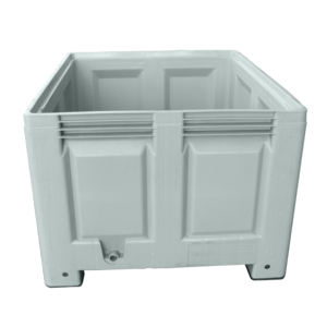 600L الثقيلة Hdpe الصلبة لوجستية تخزين Nally ميجا لوح تحميل مصنوع من البلاستيك بن مع غطاء - Product Image 4