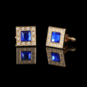 Meilleures ventes en gros Boutons de manchette pour hommes Boutons de manchette en métal et pince à cravate de mariage Chemise de costume pour hommes de luxe - Product Image 5