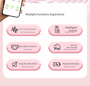 Estimulador de clítoris rosa para mujer, máquina sexual, aplicación de Control remoto, bragas, vibrador, consolador, juguete para masturbador femenino, parejas, productos para adultos - Product Image 4